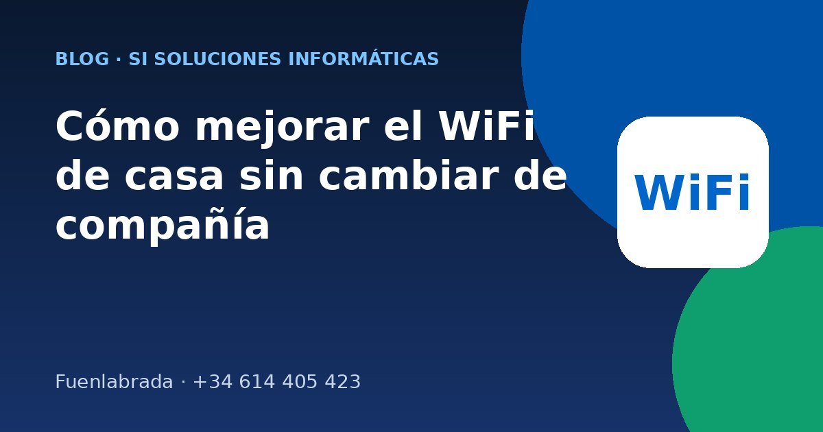 Ilustración de una casa con buena cobertura WiFi